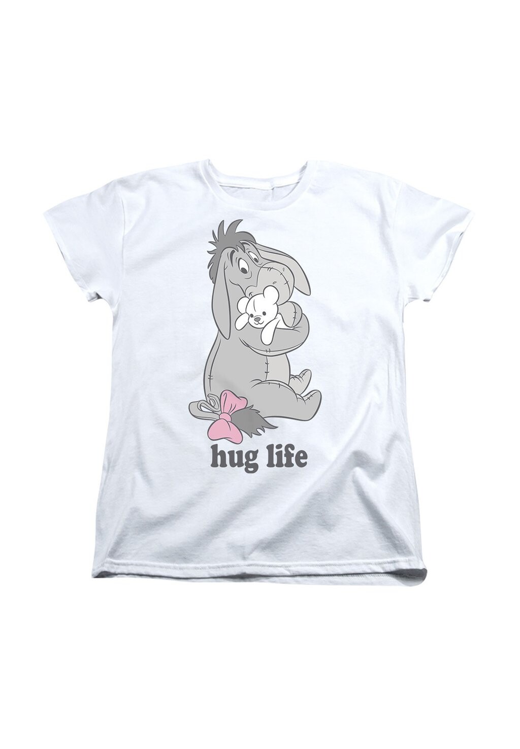 

Футболка с принтом WINNIE THE POOH EEYORE HUG LIFE VALENTINES DAY Star Wars, белый