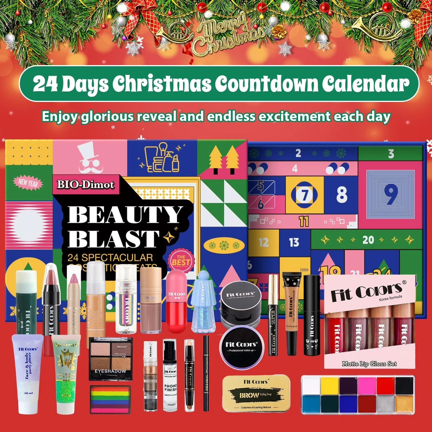 Набор косметики 24 предмета Beauty Searcher, сюрприз-бокс — фото 4