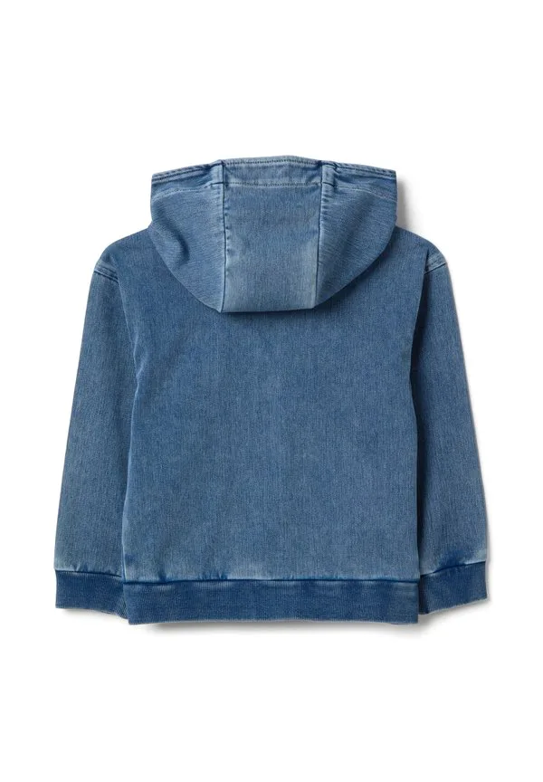 Худи, джинсовая куртка стандартного кроя Ovs, Denim Blue — фото 2
