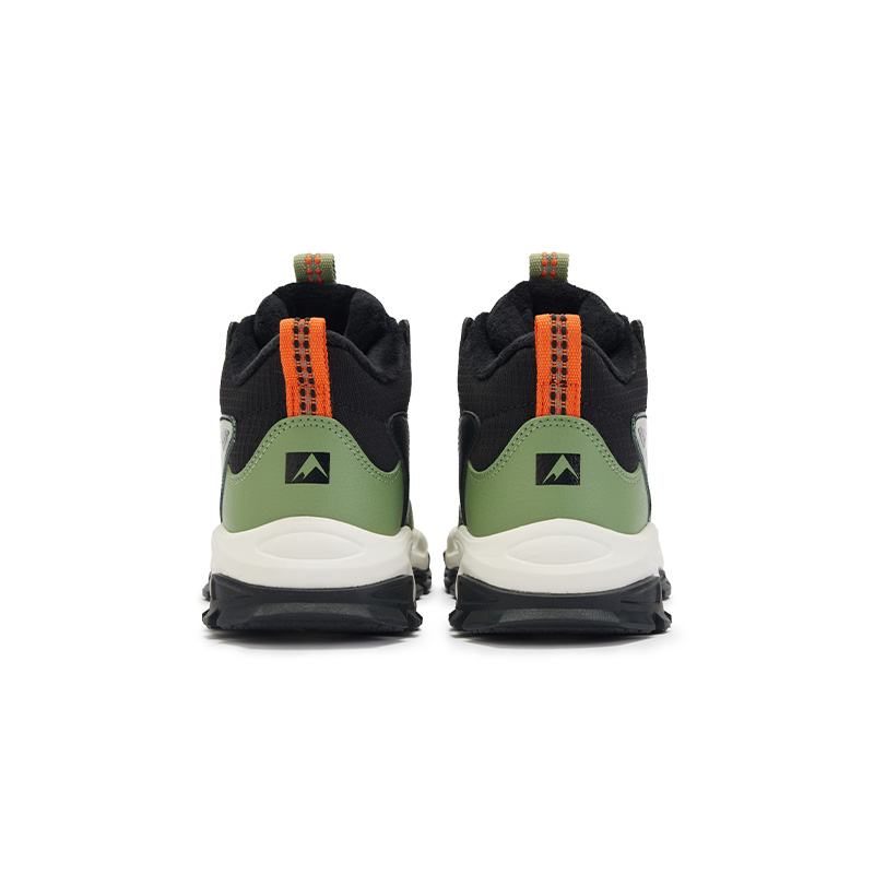 Детские хлопковые туфли Slip Resistant Abrasion Resistant черный серый Grass Green Kids' XTEP, черный серыйGrass зеленый — фото 3