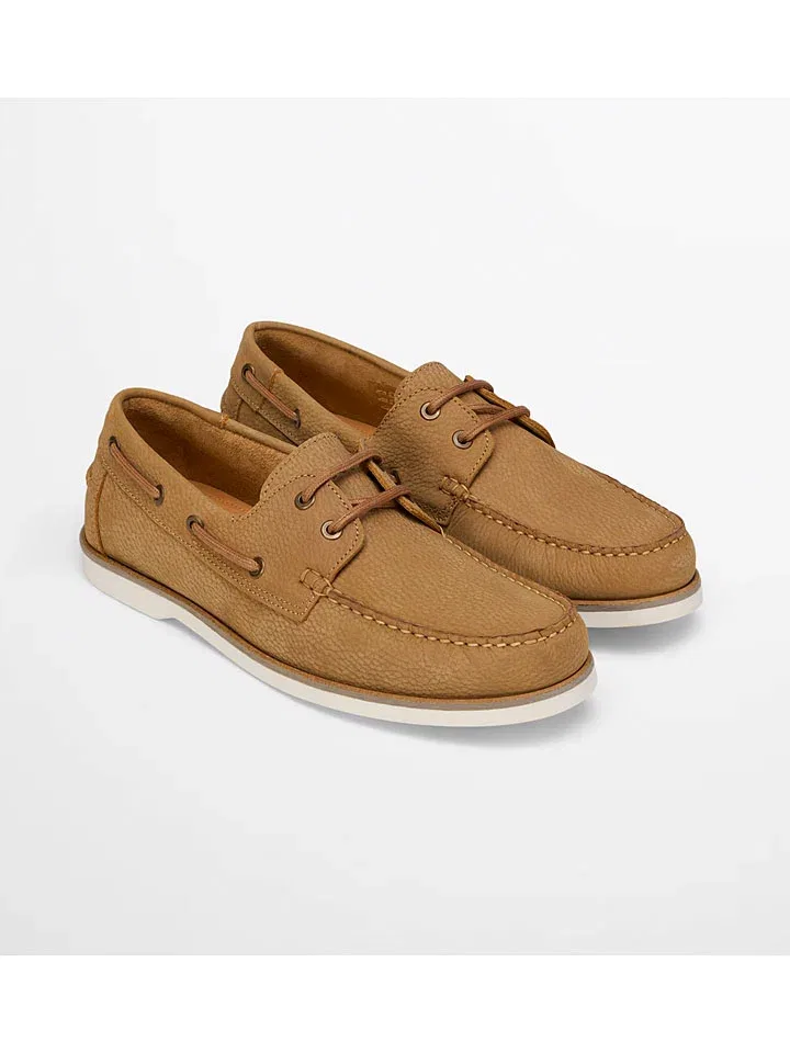 Снуршухе из кожи бежевый Marc O'Polo Shoes — фото 2