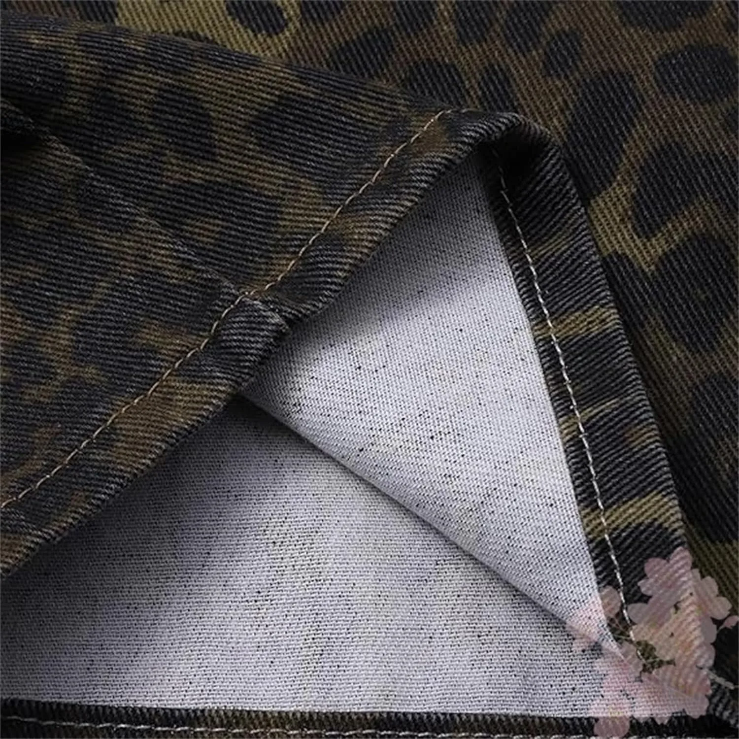 Джинсы Leopard Barrel, Y2k Mid Rise Baggy Boyfriend, Leopard Print Wide Leg Cropped — фото 4