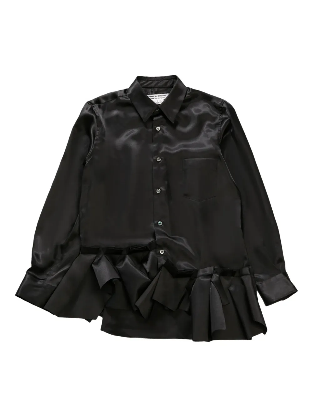 

Атласная рубашка Comme Des Garçons Comme Des Garçons, черный