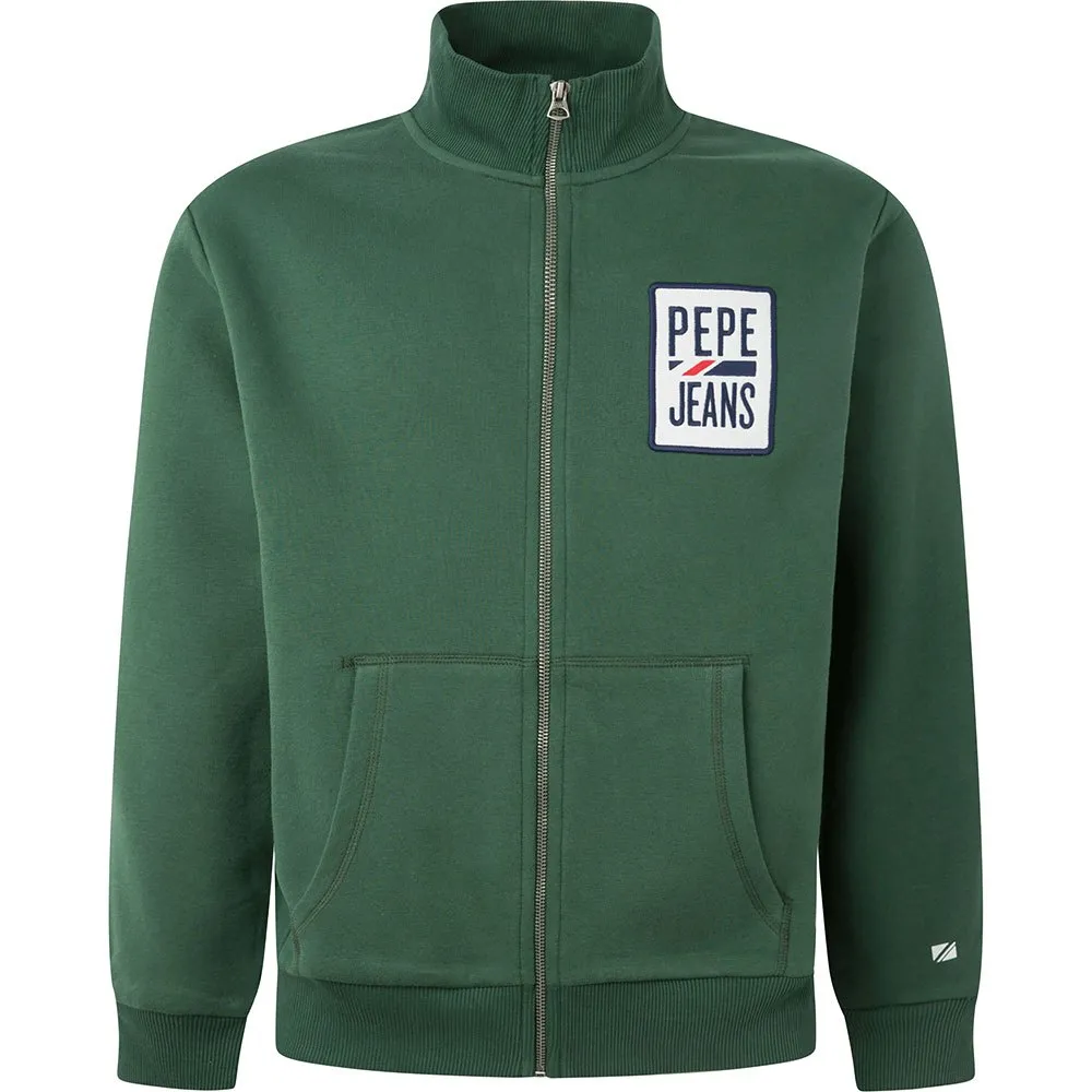 

Толстовка Pepe Jeans Prescott full zip, зеленый