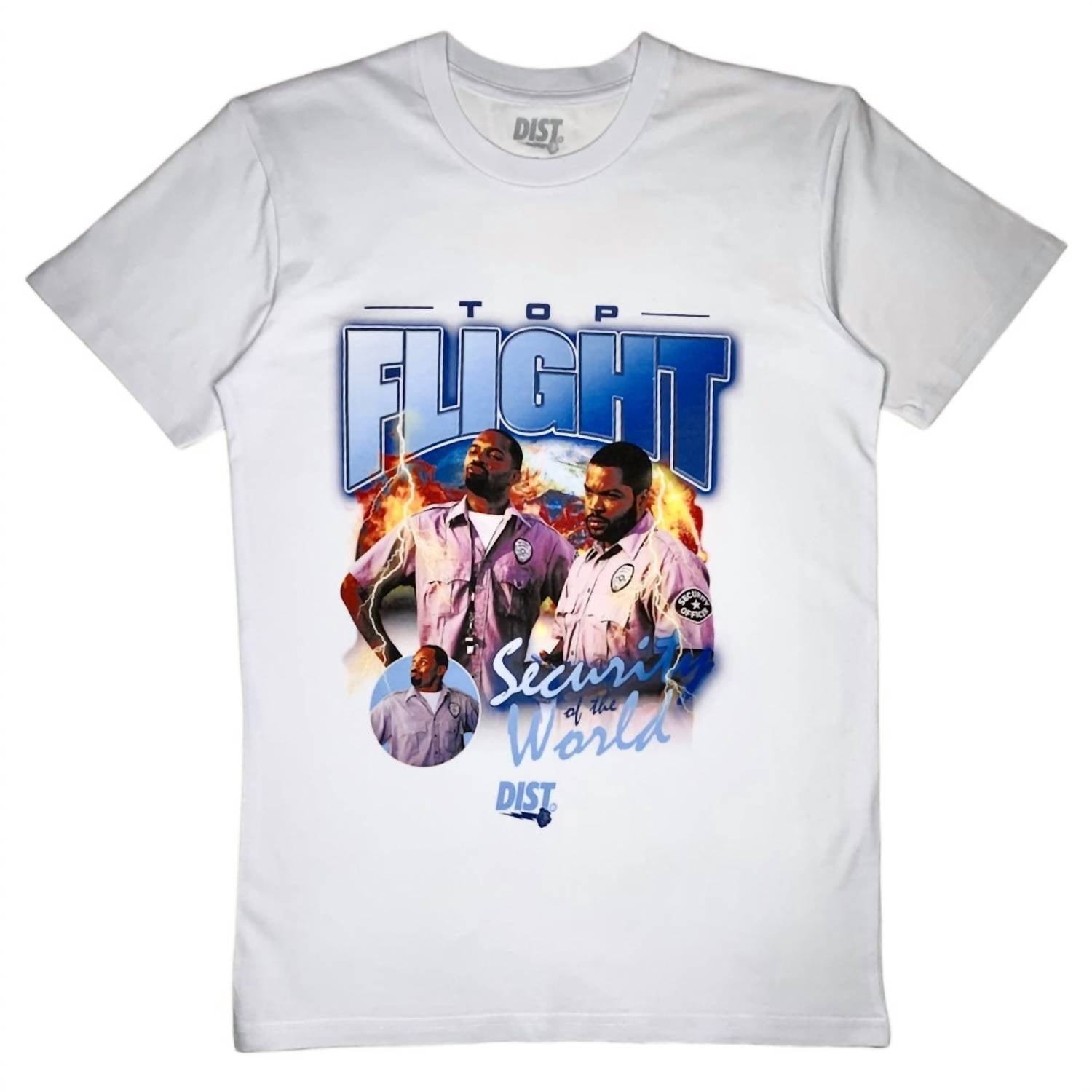

Футболка мужская Top Flight белого цвета DIST 81