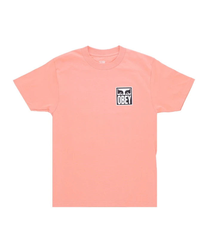 

Мужская футболка с изображением цитрусовых глаз Obey, розовый
