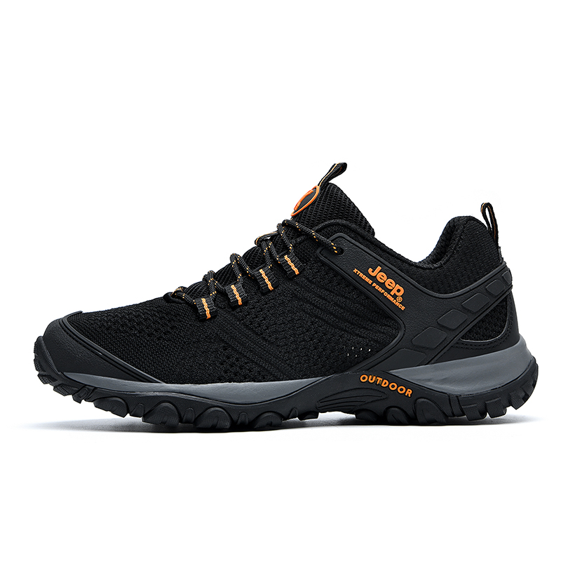 

Jeep Дышащие мужские низкие уличные туфли черные, цвет Men's Black