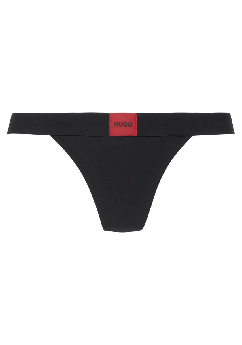 

Трусики HUGO Underwear "STRING RED LABEL", с надписью-логотипом, черный