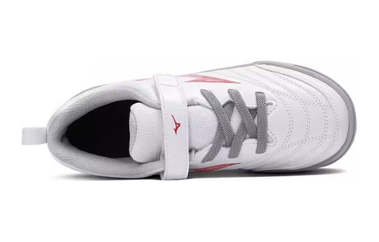Mizuno Kids Футбольные бутсы Детские, White/Classic Red — фото 2