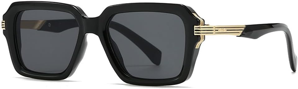 

Солнцезащитные очки UV400 с двухцветными заклепками, градиентным рисунком в стиле панк, подходят для женщин и мужчин, для бега и занятий спортом на открытом воздухе UYPTK, C2 Black Gold Black