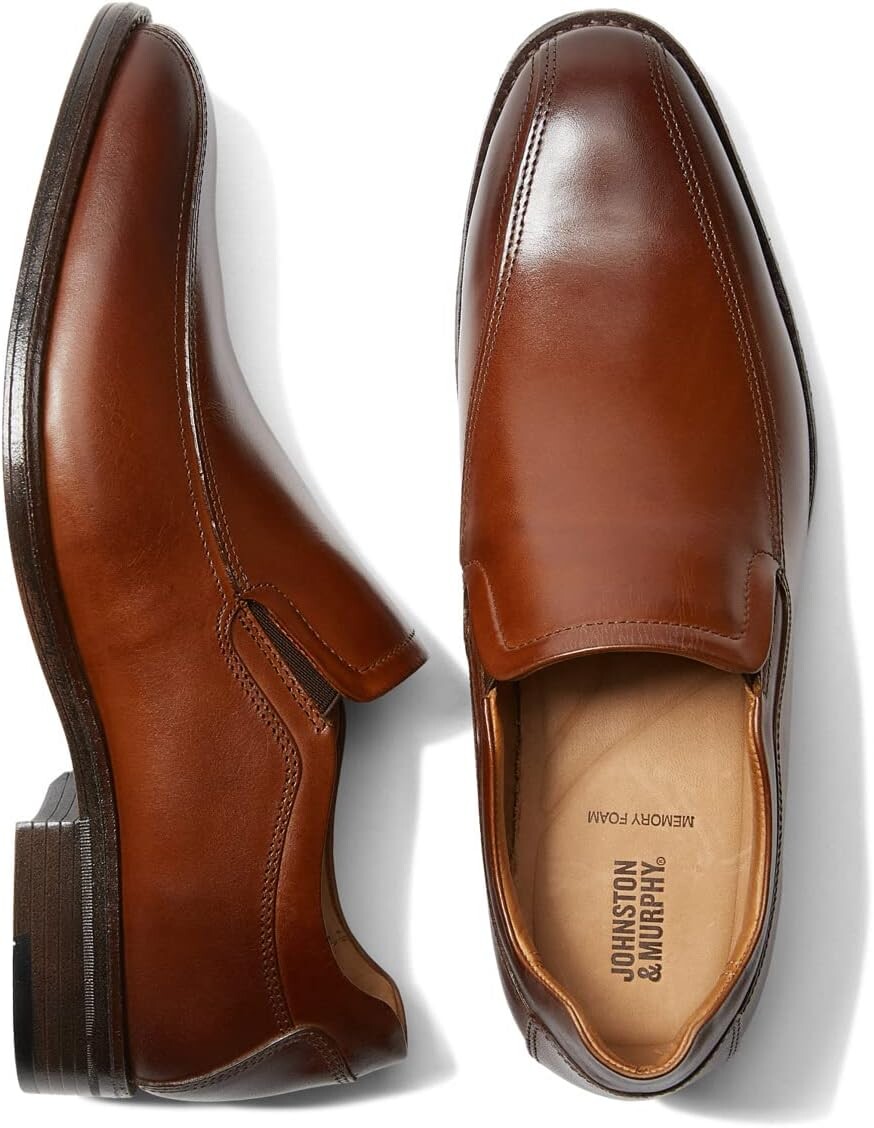 

Лоферы Lewis Venetian Johnston & Murphy, цвет Tan Full Grain