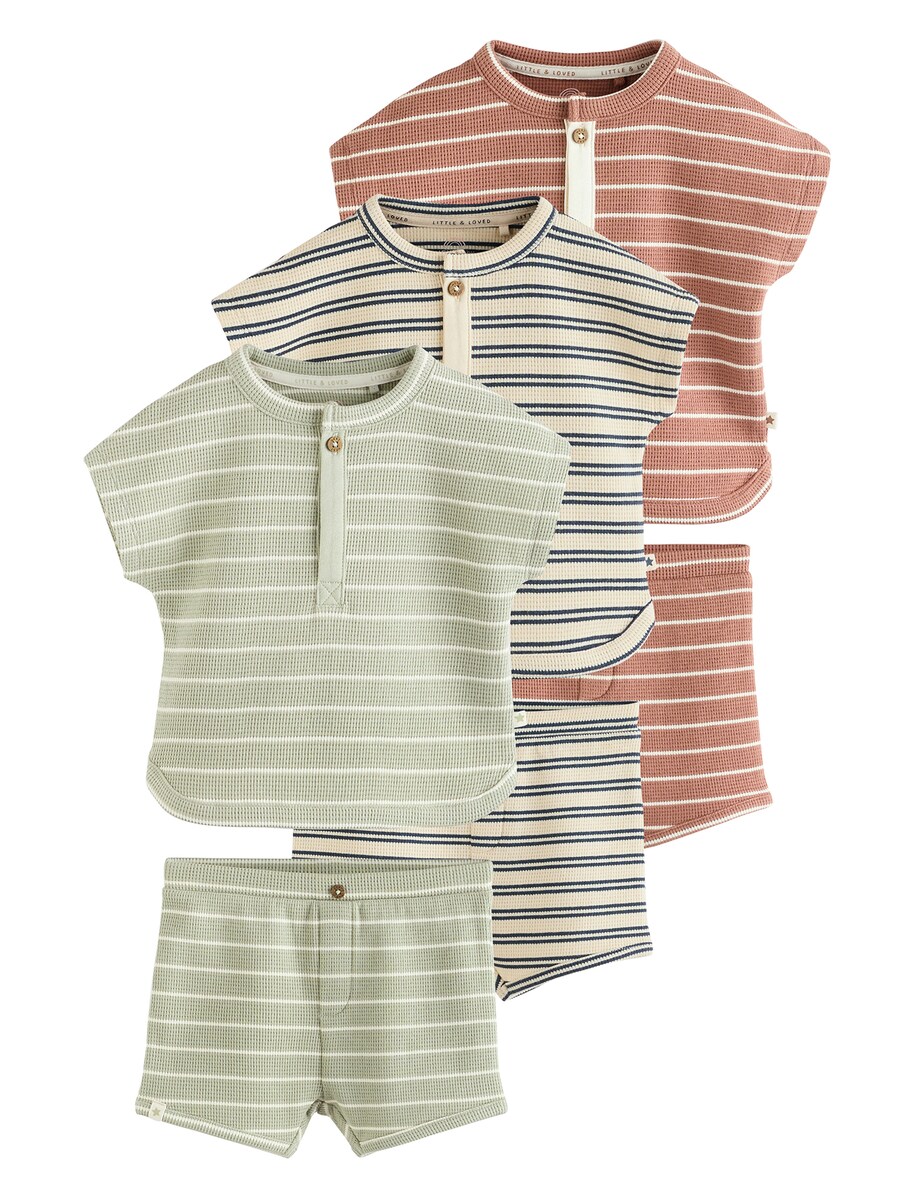 

Набор Next, бежевый/светло-зеленый/пастельно-красный