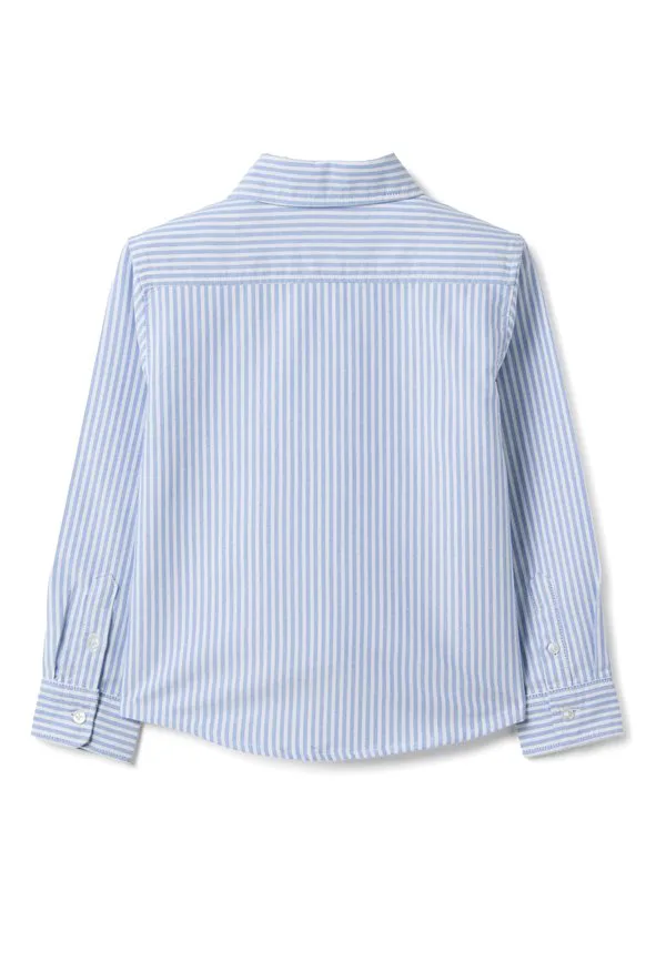 Рубашка в полоску стандартного кроя Ovs, White Light Blue — фото 2