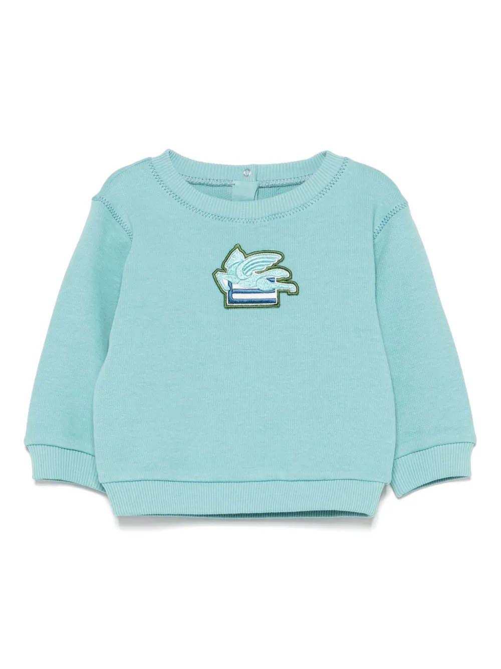Толстовка с нашивкой Pegaso ETRO KIDS, синий