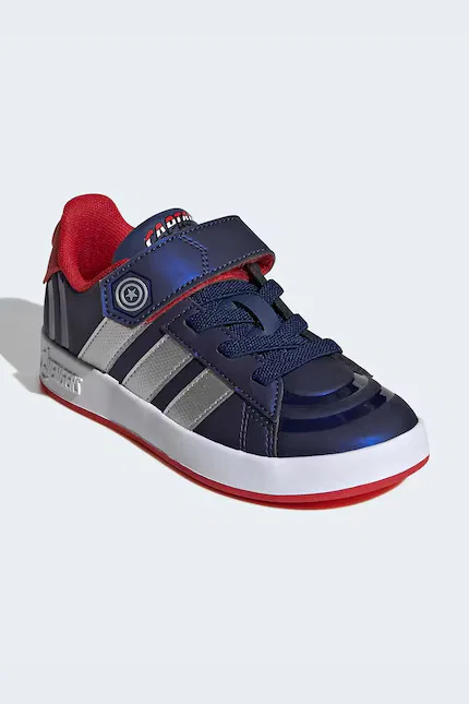 Кроссовки детские GRAND COURT CAPT AMERICA Adidas, синий — фото 2