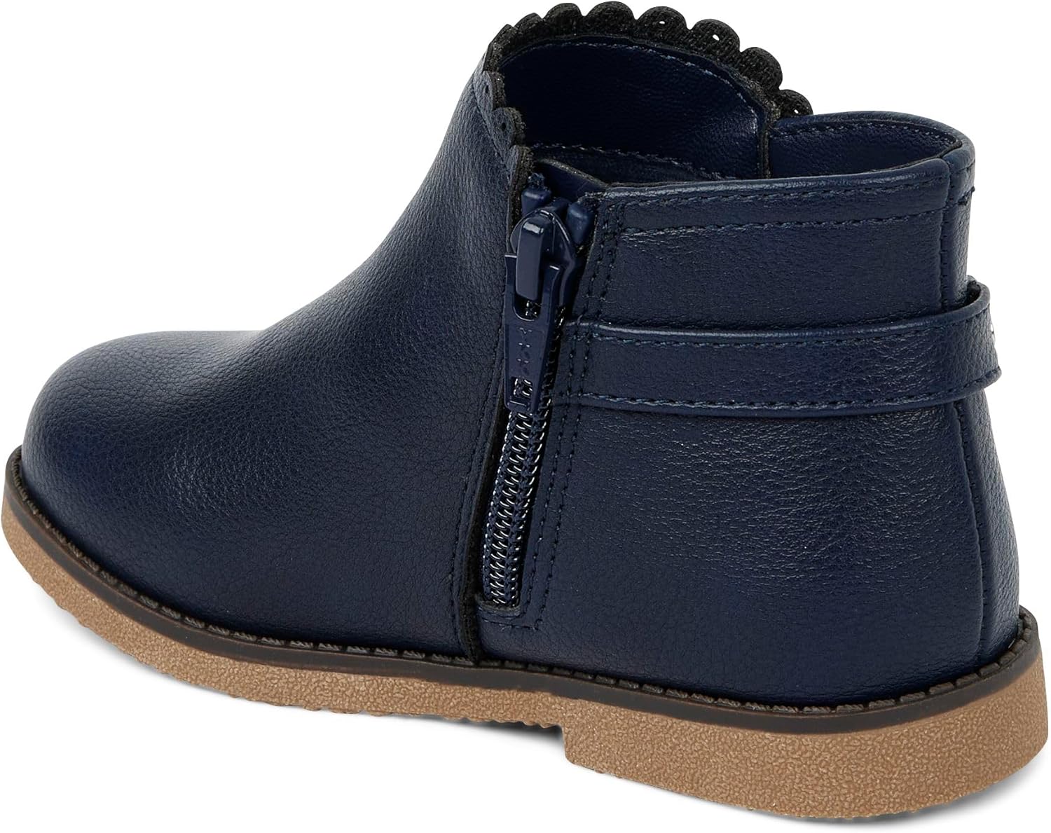 Ботиночки из искусственной кожи для девочек и малышей Gymboree, ботильоны, Navy Buckle — фото 2