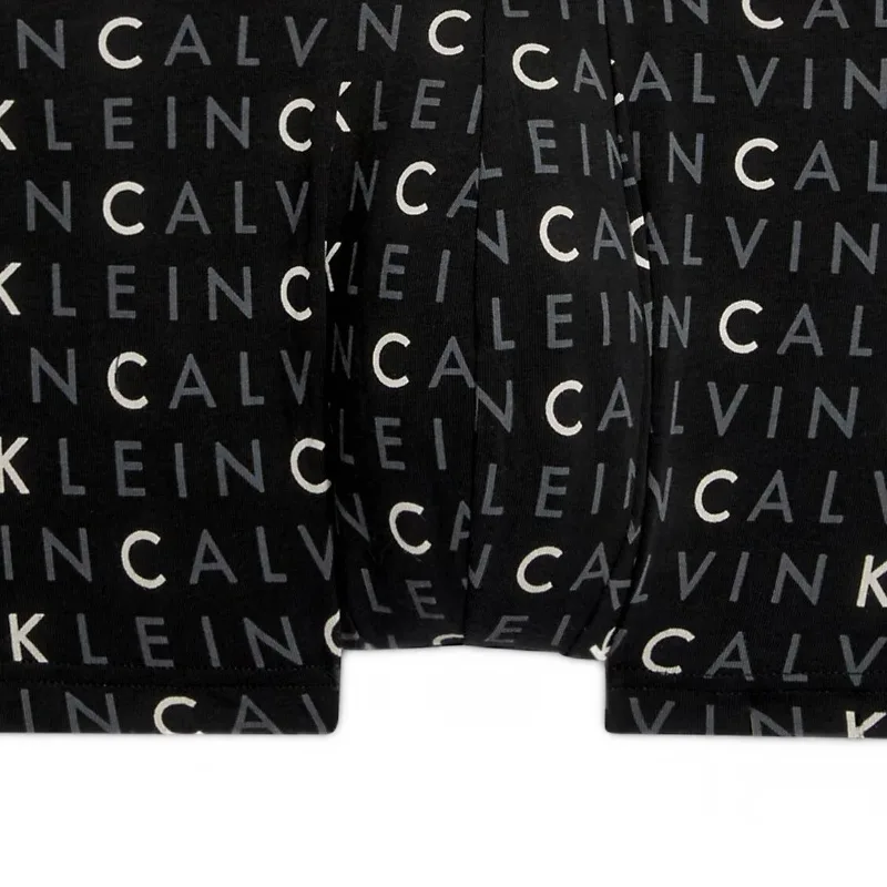 Трусы мужские Europe Version, 3 шт Calvin Klein, 3 Pack (Black+Gray+Black Letter) — фото 3