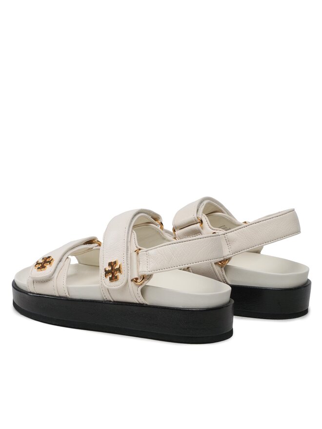 Сандалии Kira Sport Sandal Calf Leather 144328 Tory Burch, экрю — фото 3