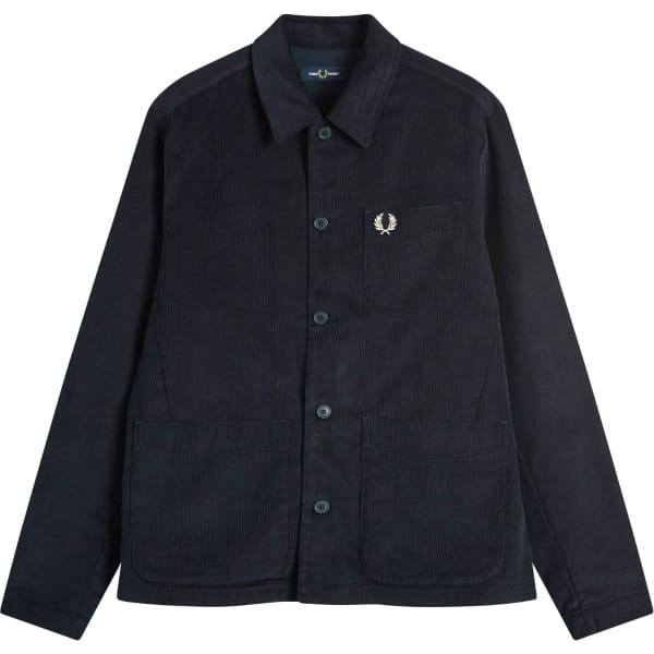 

Верхняя рубашка из вельвета с карманами Fred Perry, синий