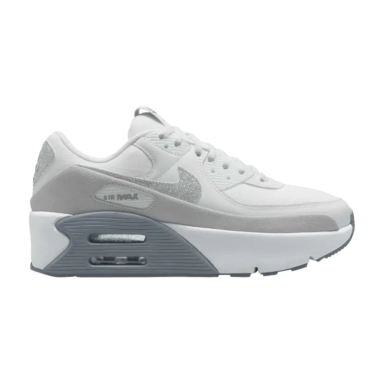 

Кроссовки Nike Wmns Air Max 90 LV8 Glitter Swoosh, белый