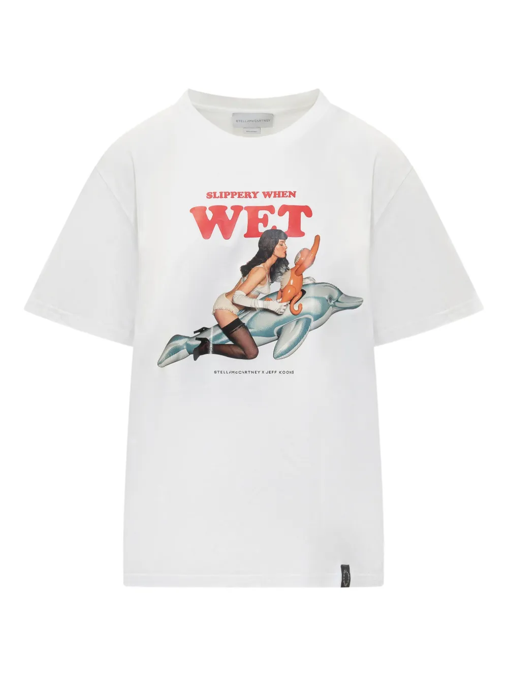 

Футболка с графическим принтом X Jeff Koons STELLA MCCARTNEY, белый