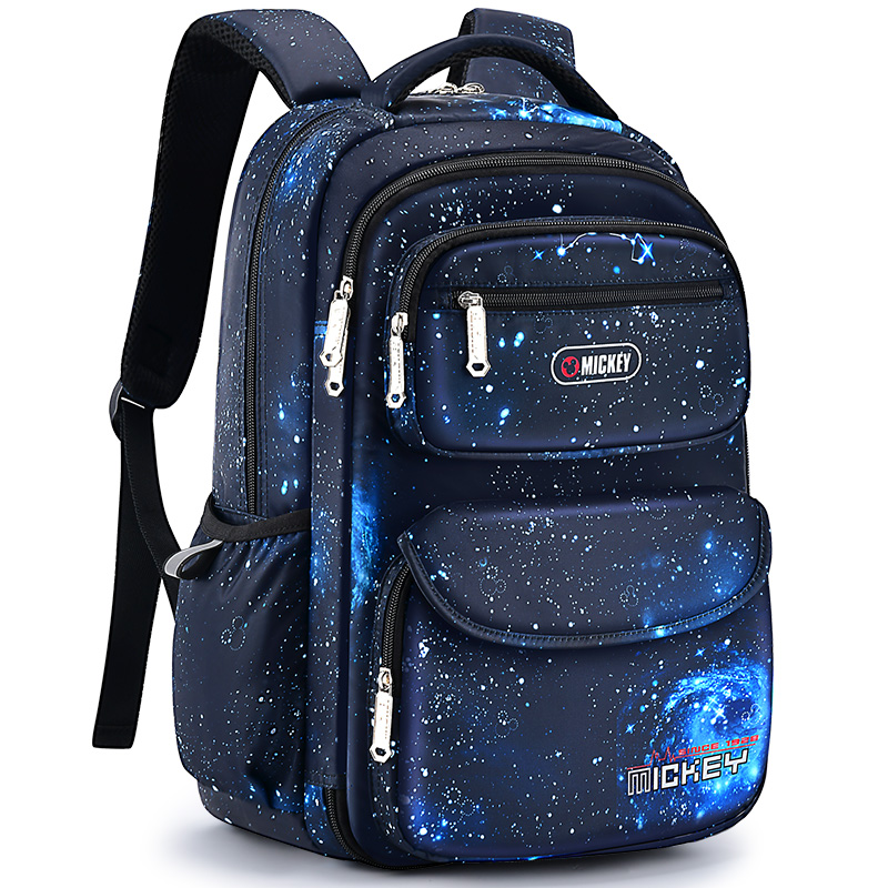 

Disney Детский рюкзак из полиэстера Обычный Звездный синий, Galaxy Blue-Side Open Collection