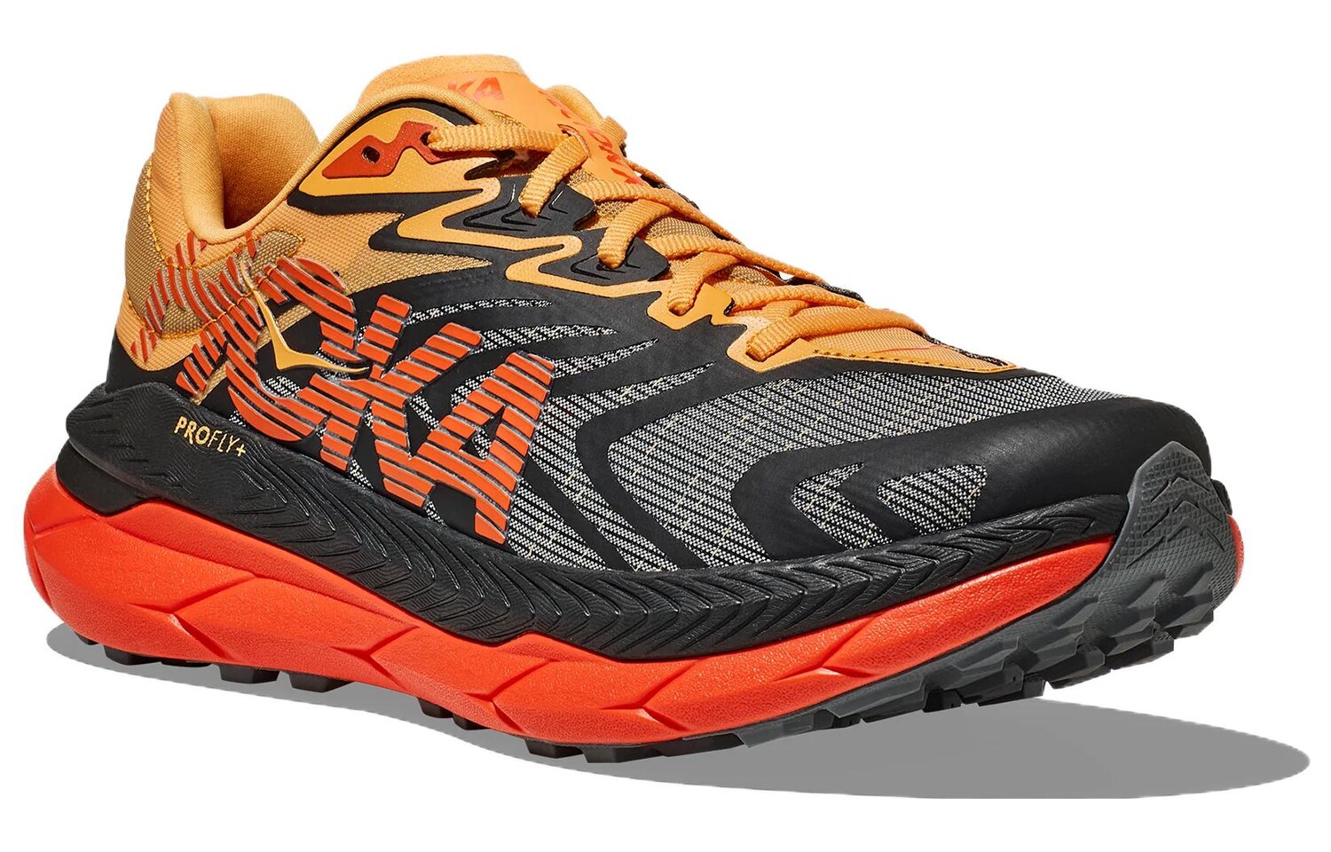 Кроссовки мужские Tecton X с низким верхом, оранжевые Hoka One One — фото 4