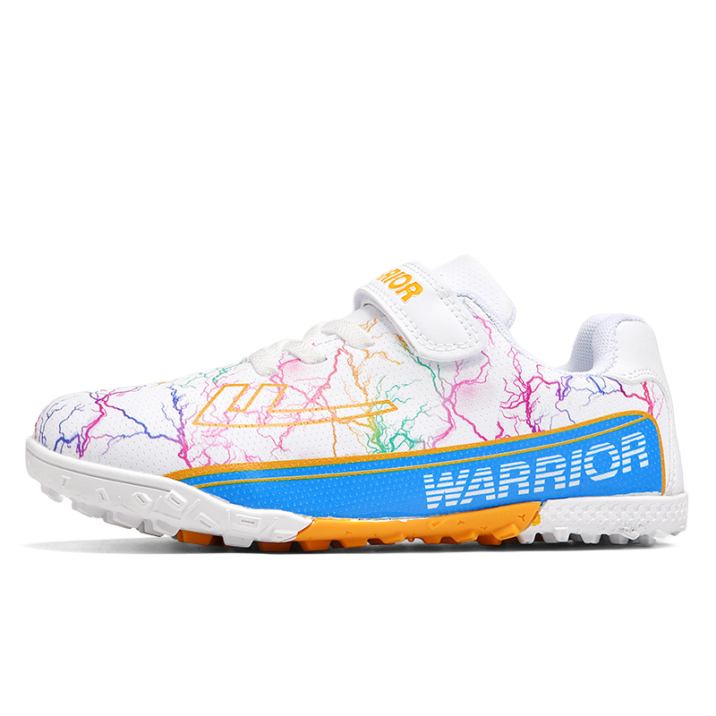

Низкие футбольные бутсы для детей WARRIOR, белый/синий