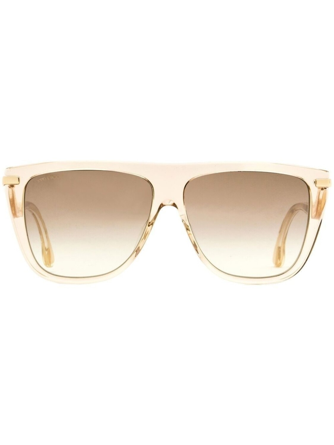 

Солнцезащитные очки Suvi Browline Jimmy Choo Eyewear, бежевый