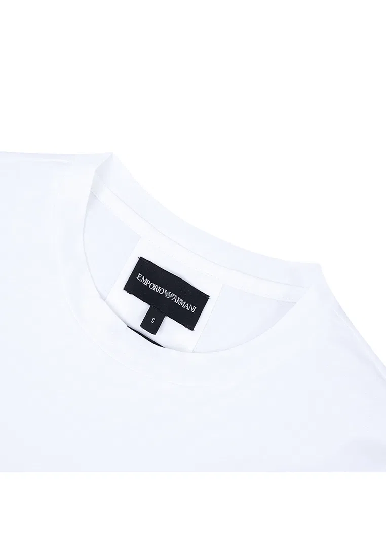 Футболка с длинным рукавом, белая, 8N1TN8 1JPZZ Emporio Armani — фото 4