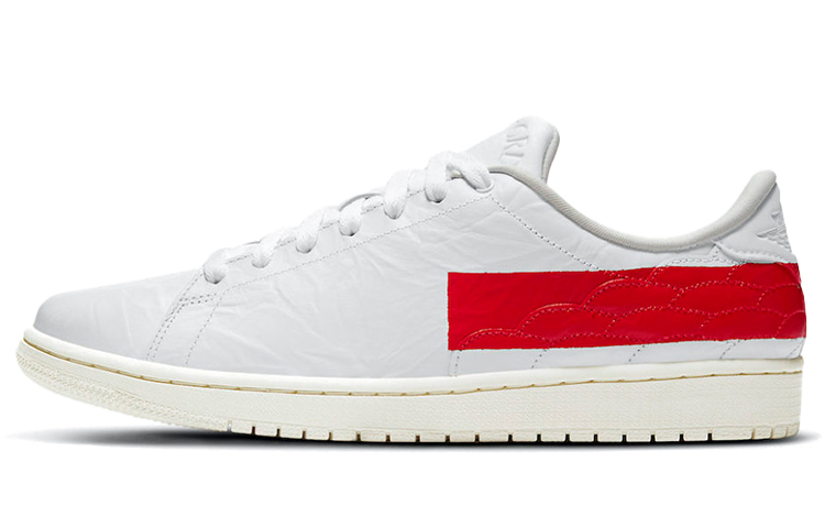 

Кроссовки JORDAN 1 Centre Court White University Red