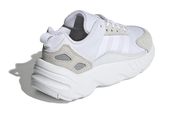 Кроссовки (GS) adidas originals Zx 22 Running 'White Grey', белый — фото 4