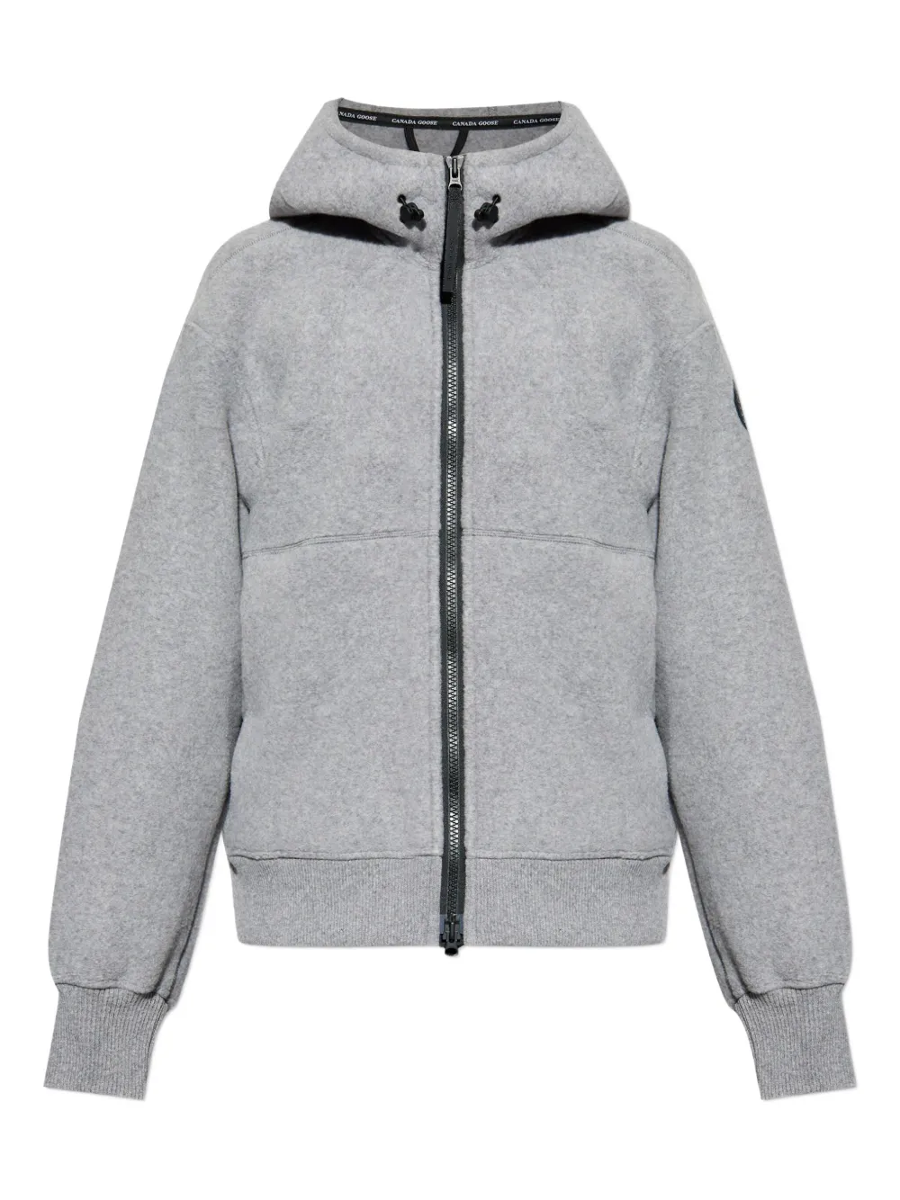 

Шерстяная куртка с капюшоном Canada Goose, серый