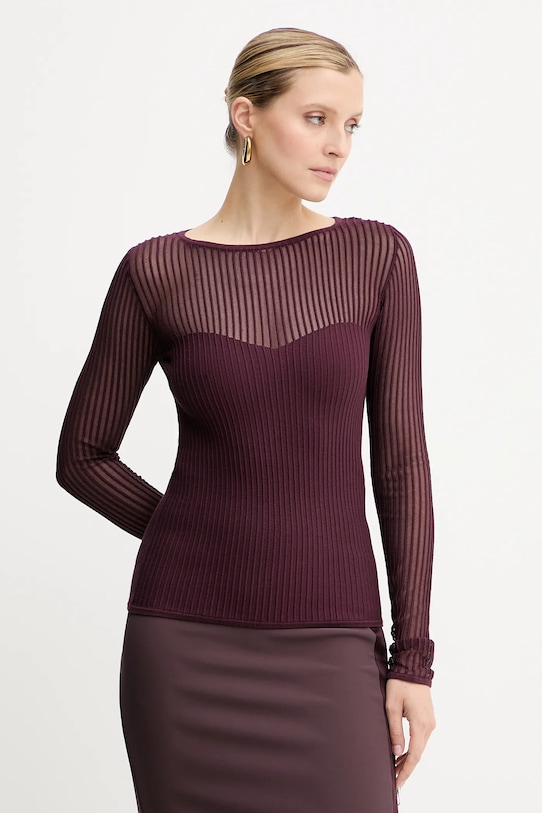 

Свитер Patrizia Pepe, фиолетовый