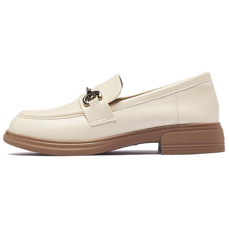 AGSDON Лоферы женские бежево-абрикосовые, цвет Beige Apricot