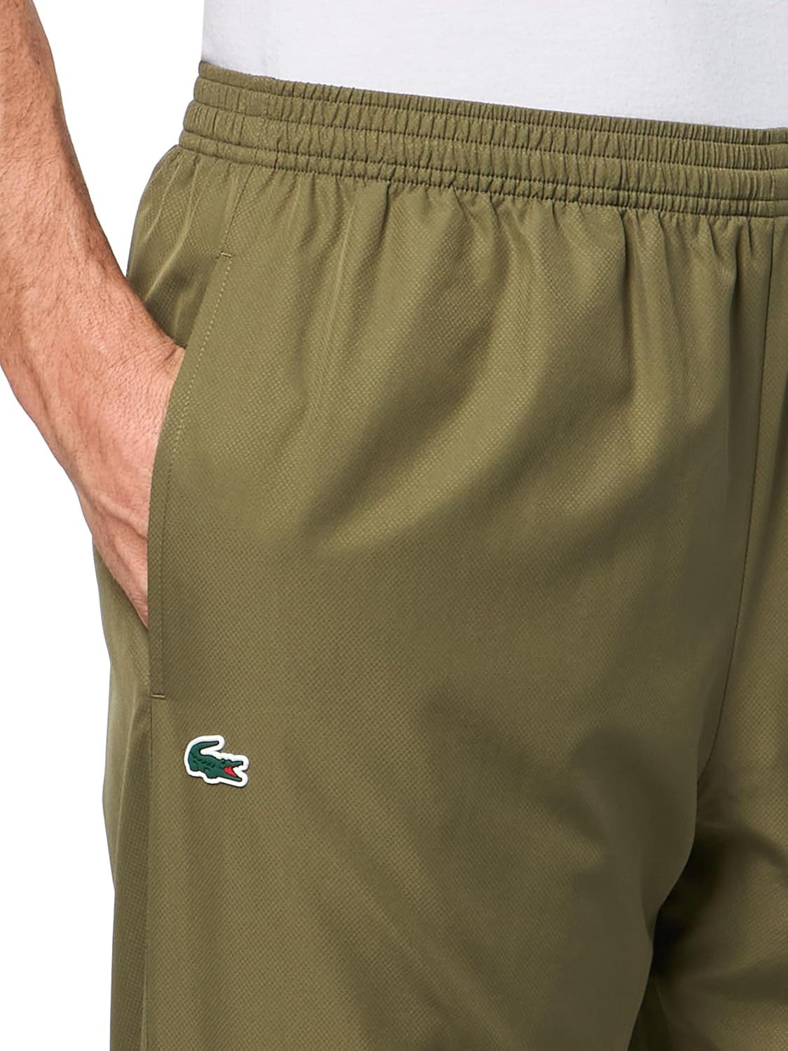 Lacoste мужские спортивные легкие спортивные штаны, Olive — фото 3
