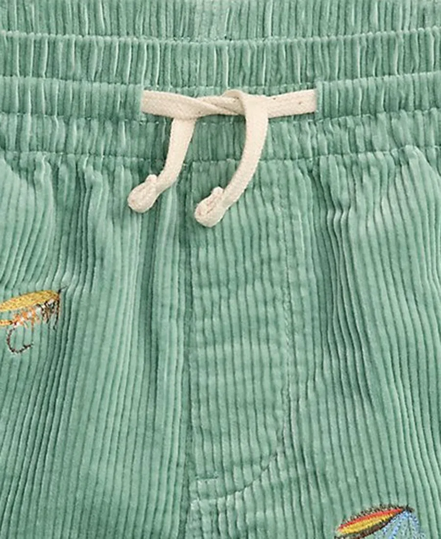 Детские вельветовые шорты Polo Prepster с вышивкой, размер 8-20 Polo Ralph Lauren, мятный — фото 3