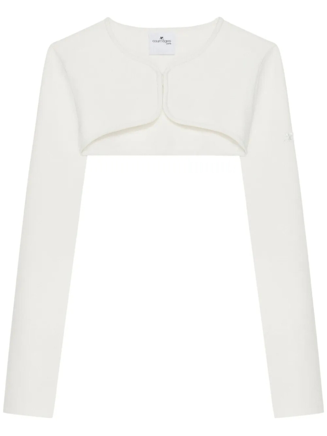 

Courrèges укороченный кардиган, белый