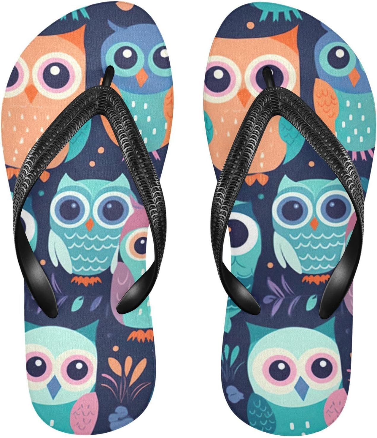 

Женские и мужские летние пляжные шлепанцы Owl Flip Flop для душа 20856974 Kfbe