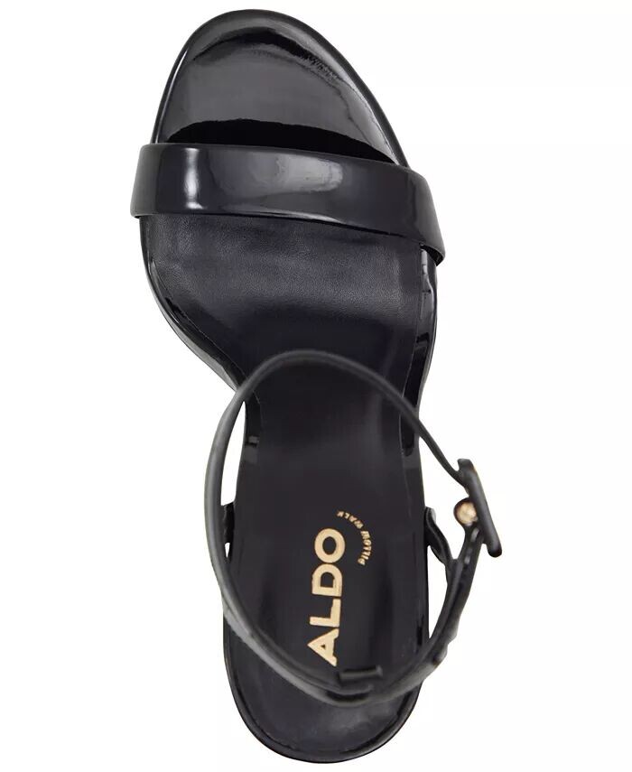 Женские двухсекционные модельные сандалии Kat на платформе ALDO, черный — фото 4