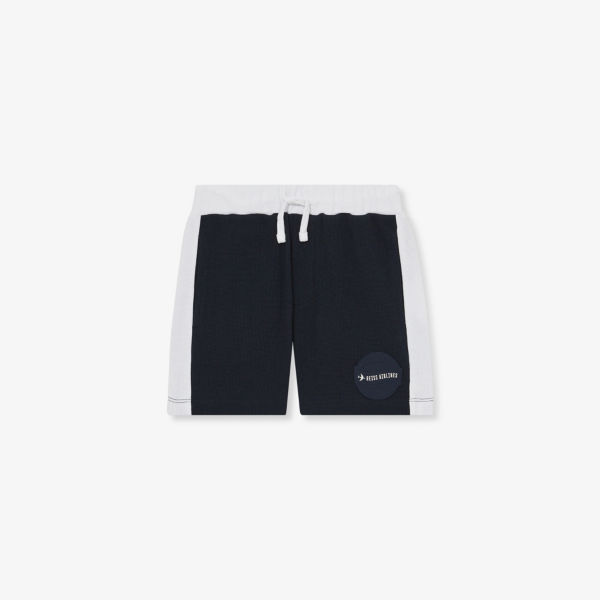 

Шорты из хлопкового джерси с логотипом Cane, 9-13 лет Reiss, синий