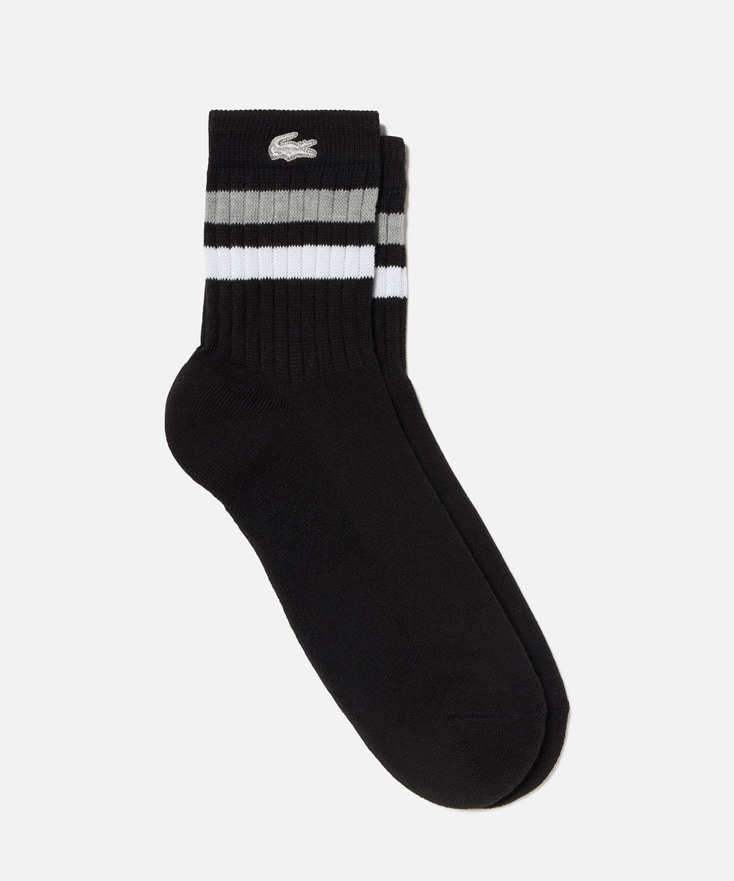 Короткие носки Amerib на подкладке LACOSTE, Black