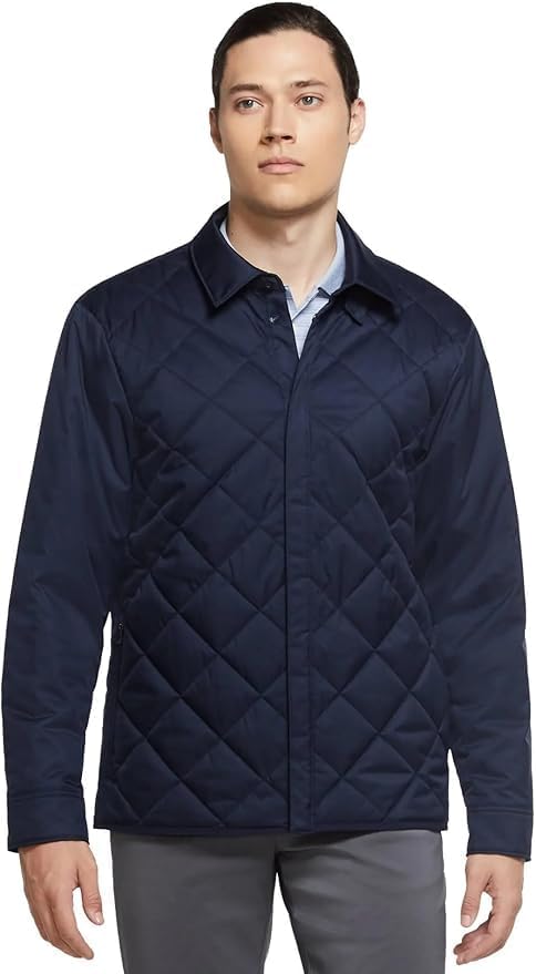 

Мужская куртка для гольфа Nike Repel Synthetic-Fill, цвет «Обсидиановый темно-синий», Obsidian Navy Blue