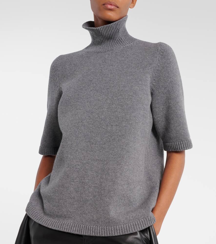 Вязаный водолазка из смесового кашемира Alaïa, Anthracite — фото 3