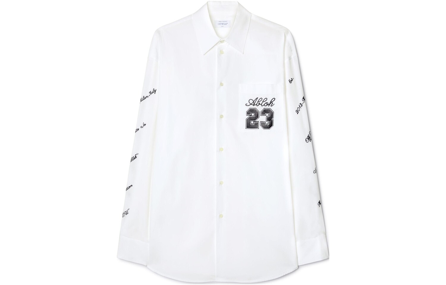 

Вышитая рубашка Off-White, белый