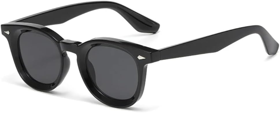 

Солнцезащитные очки для мужчин и женщин - защита UV400 - овальные линзы с сине-зеленым градиентом для занятий спортом на открытом воздухе и вождения DSVIGF, Black Grey