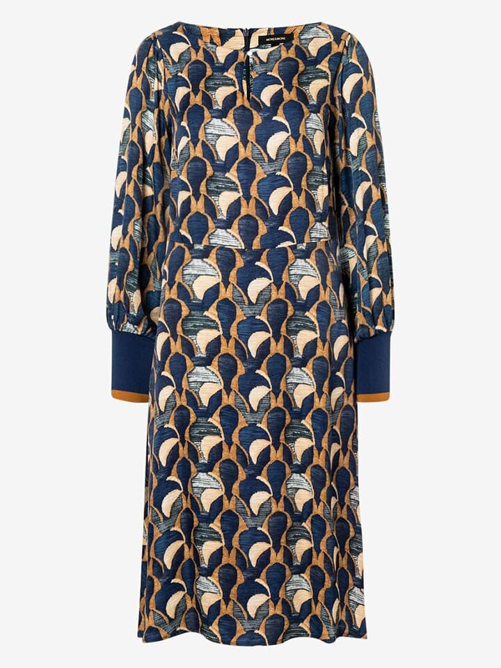 

Платье до колена More & More Kleid, цвет Dunkelblau/Orange