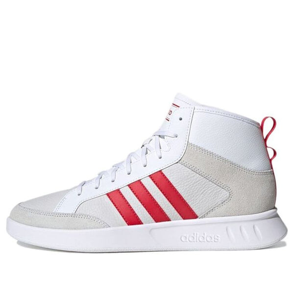 

Кроссовки Court80s mid красные Adidas, белый, Красный, Кроссовки Court80s mid красные Adidas, белый