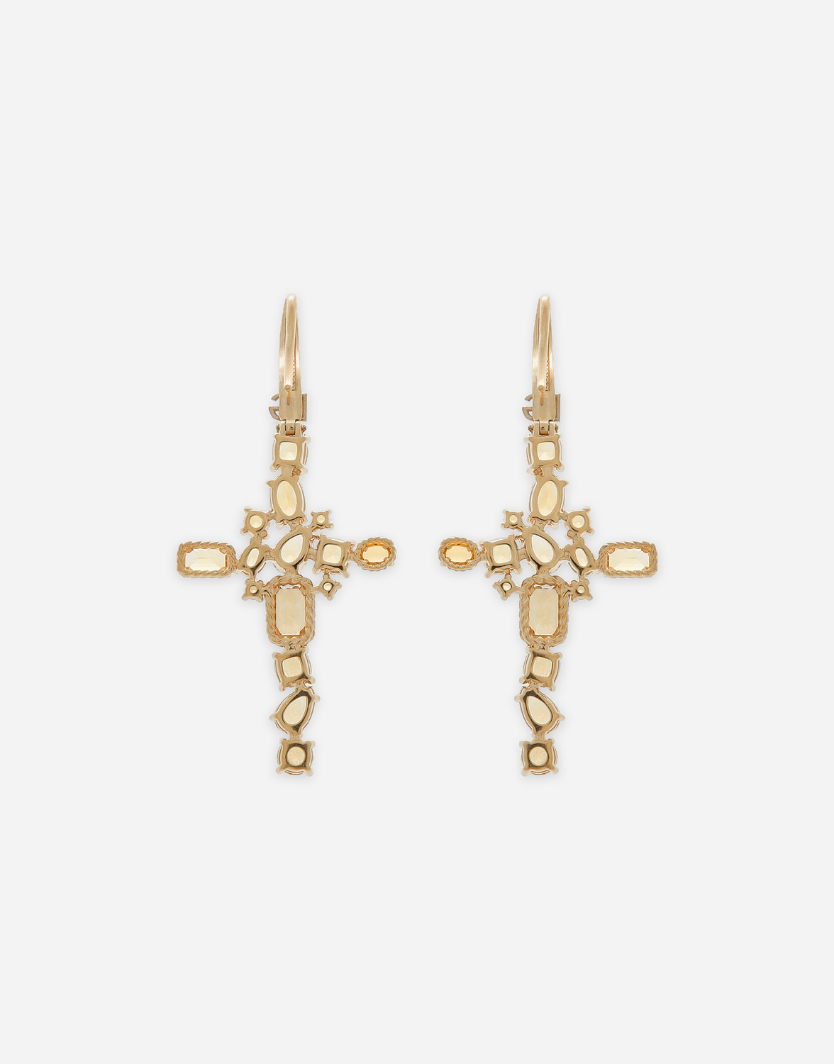 Серьги rainbow monochromeжелтое золото 18 карат и цитриновый кварц Dolce & Gabbana, золото — фото 2