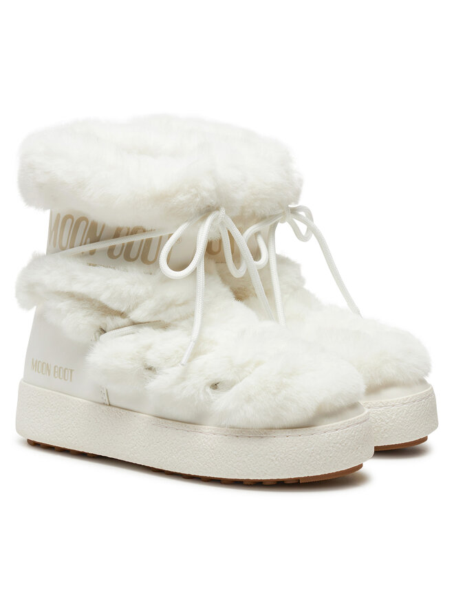 Зимние сапоги Ltrack Tube Faux-Fur 80D2450130 Moon Boot, белый — фото 2